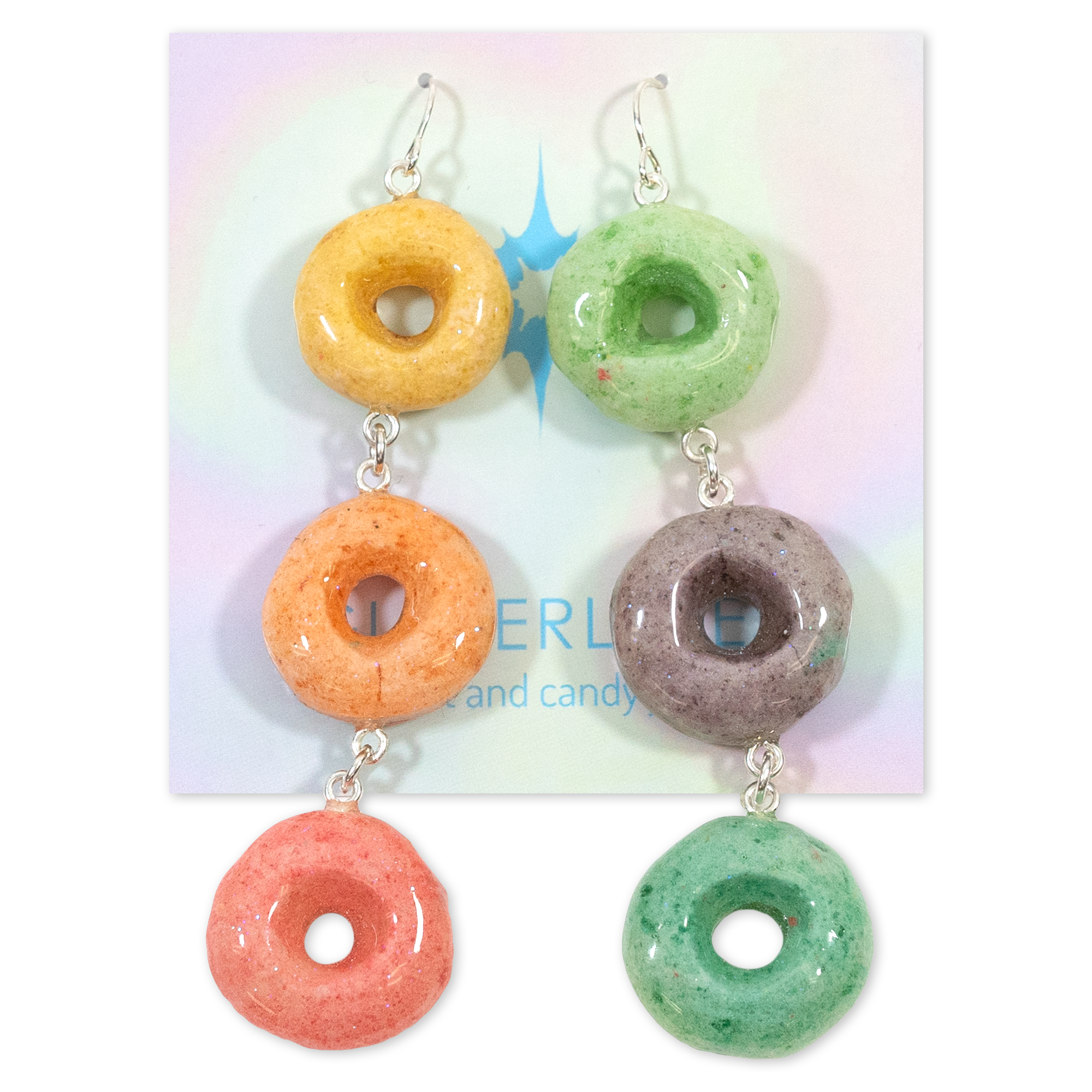 Atsuko X Glitter Limes - Fruit Loop Earrings
